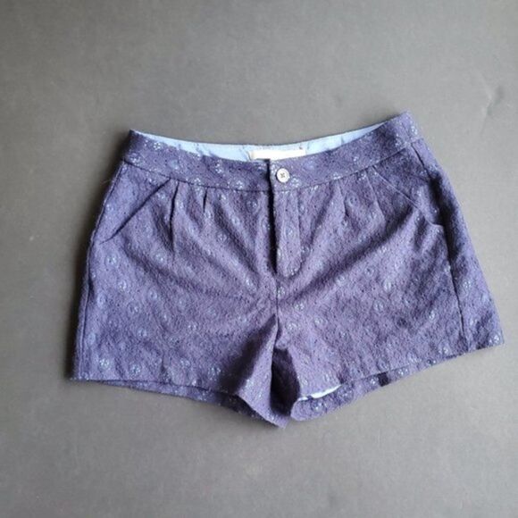 Lauren Conrad Blue Lace Shorts - Picture 3 of 8